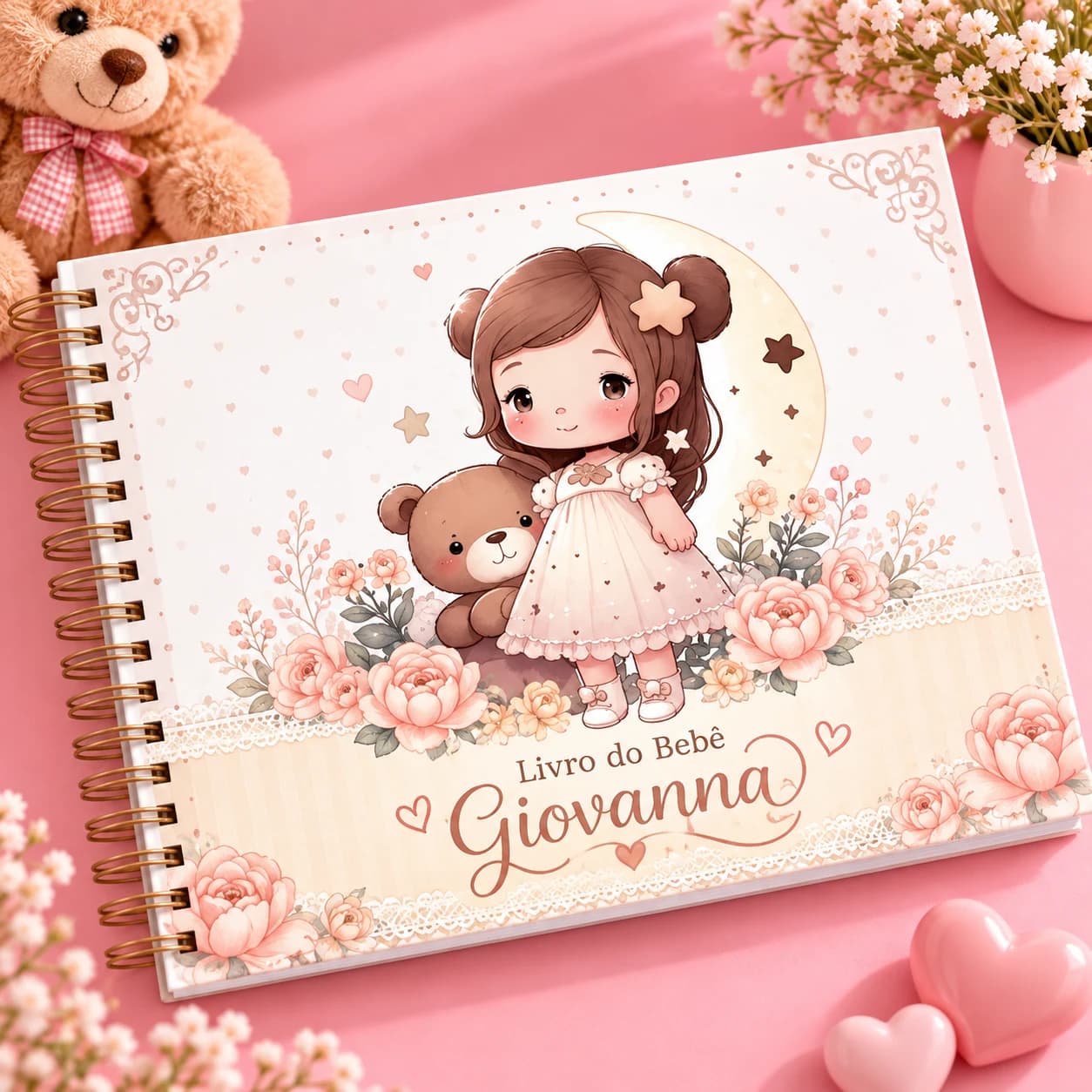 Livro do Bebê Personalizado | Menina